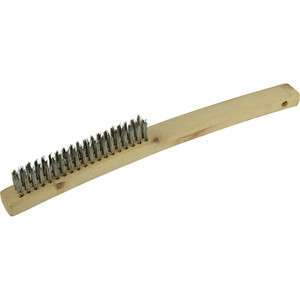 Products: ITM Hand Wire Brush 353mm - 3 Row Stainless Steel N.E.W Supplies
