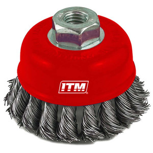 ITM Twist Knot Cup Brush Stainless Steel 100mm N.E.W Supplies