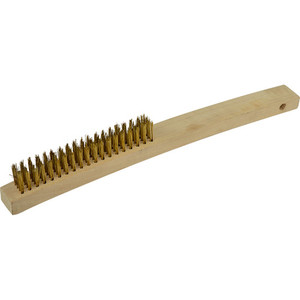 Products: ITM Hand Wire Brush 353mm - 4 Row Brass N.E.W Supplies