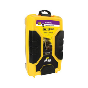 Alpha Tuffbox Drill Set Cobalt Metric 1.0-13mm 25pc N.E.W Supplies
