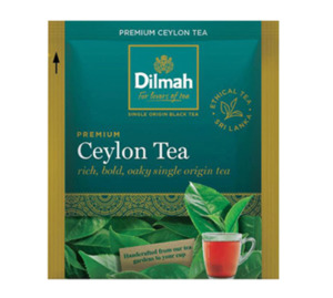 Dilmah Premium Ceylon Black Enveloped Tea Bags, 500/CTN