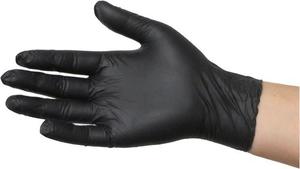 BLACK NITRILE GLOVES