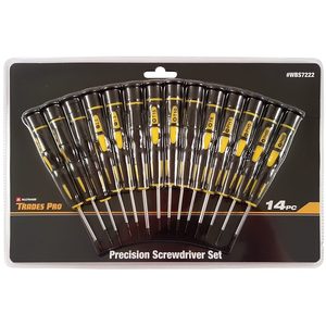 TRADES PRO PRECISION SCREWDRIVER SET 14PC