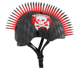 Helmets: Raskullz Skull Hawk Red - Child Size 5-8yrs (50–54 cm)
