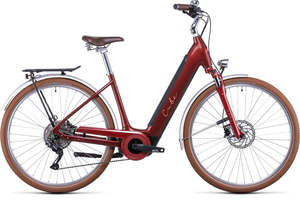 Bikes: Cube Ella Ride Hybrid 400 - Auburn 'n' Salmon