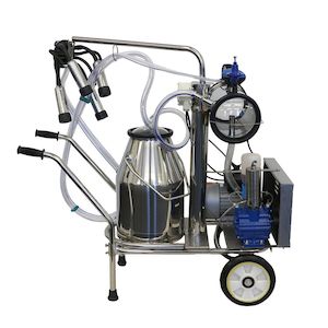 Cowshed: Portable Milking Machine - Single Cluster