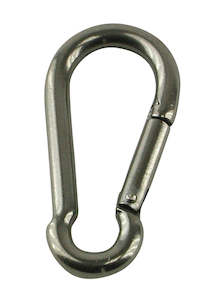 Stainless Steel Breakaway Spring Clip (Carabiner)