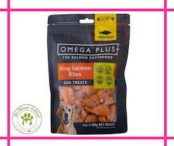 Treats And Chews: Omega Plus King Salmon Bites Dog Treats - 80g/170g