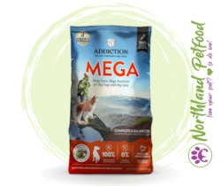 Dry Dog Food: Addiction Mega 9Kg