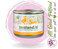 On Sale: SALE -- 25% OFF --Zealandia Dog Duck Pate 170g