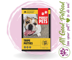 Frontpage: Purely Pets Tripe Patties 1kg / IN STORE ONLY