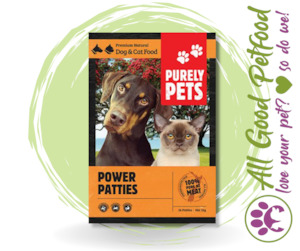 Frontpage: Purely Pets Power Patties 1kg / IN STORE ONLY
