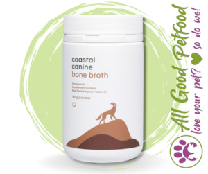 Senior Dogs: Coastal Canine Bone Broth Powder Supplement for Dogs - 180g