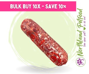 Bulk Options: K9 Tongue, Cheek and Heart Roll BULK  Save 10% [10 x 1.8Kg ] / IN STORE ONLY