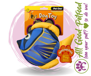 Dog Toy Angelfish With Squeaker