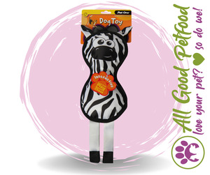Dog Toy Zebra With Squeaker