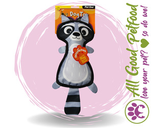 New: Toy Raccoon With Squeaker