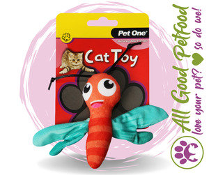Cat Toy Dragonfly With Crinkle