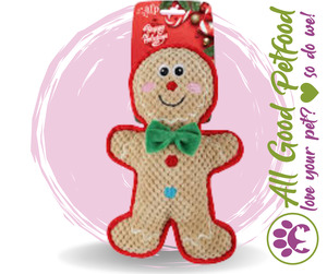 Puppy Accessories: Tough Buddy Gingerbread Man