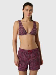 Board shorts with toggle waist