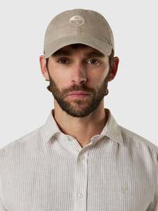 Linen baseball cap