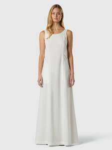 Apparel: Buttoned strap maxi dress