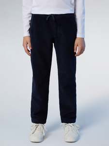 Apparel: Elasticated corduroy chinos