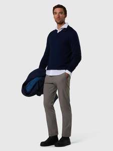 Merino wool half-zip sweater