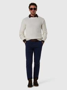 Honeycomb crew-neck sweater