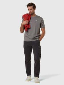 T-shirt with logo patch