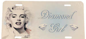 Products: Marilyn Monroe Diamond Girl License Plate