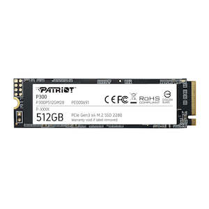 Patriot P300 512GB M.2 NVMe SSD 5Yr Wty
