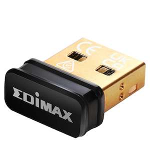 Wireless Adapters: Edimax WL7811UNV2 (N150) WiFi 4 Nano USB Wireless Adapter