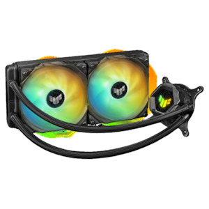 Liquid Cooling: ASUS TUF Gaming LC 240mm ARGB AIO Liquid Cooler w/ Dual 120mm Fan 5Yr Wty
