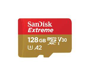 SanDisk Extreme 128GB microSD Card