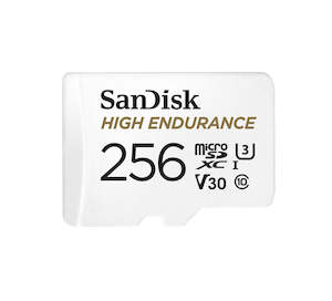 Microsd Cards: SanDisk High Endurance 256GB microSD Card