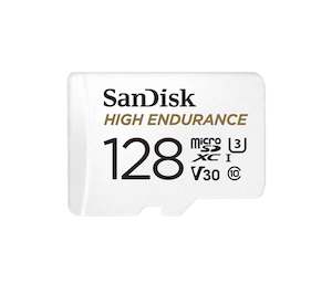Microsd Cards: SanDisk High Endurance 128GB microSD Card