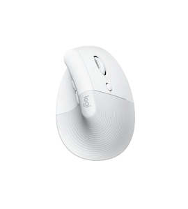 Logitech Lift Vertical Ergonomic Wireless Mouse - Off White