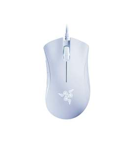 Mice: Razer Deathadder Essential Gaming Mouse - Mercury White