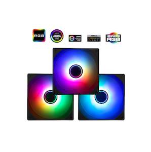 ThermalRight 3 Pack TL-C12B-S V3 120mm ARGB Case Cooler Fan