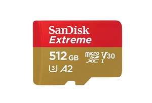 SanDisk Extreme 512GB microSD Card with Adapter
