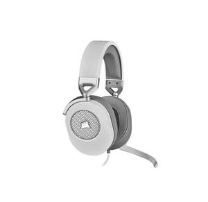 Headphones Earphones: Corsair HS65 Surround Gaming Headset - White