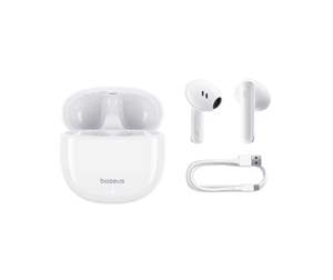 Baseus Bowie E13 True Wireless Earphones - Moon White