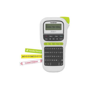 Label Printers: Brother P-touch PTH110W Label Maker - White