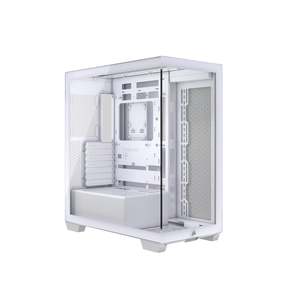 Atx Case: Corsair 3500X White MidTower Tempered Glass Gaming Case
