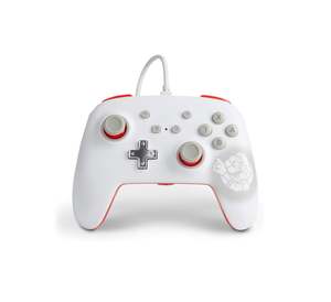Console Accessories: PowerA Enhanced Wired Controller for Nintendo Switch (Mario White)