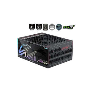 Psus: MSI MPG Ai1300TS PCIE5 1300W 80Plus Titanium ATX 3.1 PSU