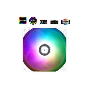 Case Fans: ThermalRight 3 Pack TL-C12CW-X28-S X3 120mm White ARGB Case Cooler Fan