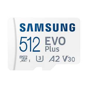 Samsung EVO Plus 512GB microSD Card with Adapter