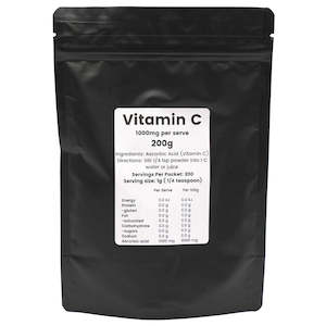 Supplements: Vitamin C Supplement - Ascorbic Acid 200g